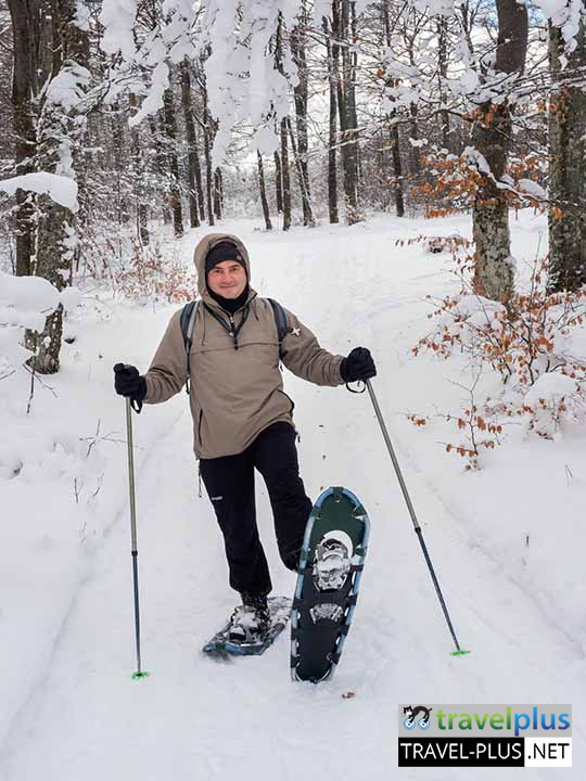Преход със снегоходки в Стара планина